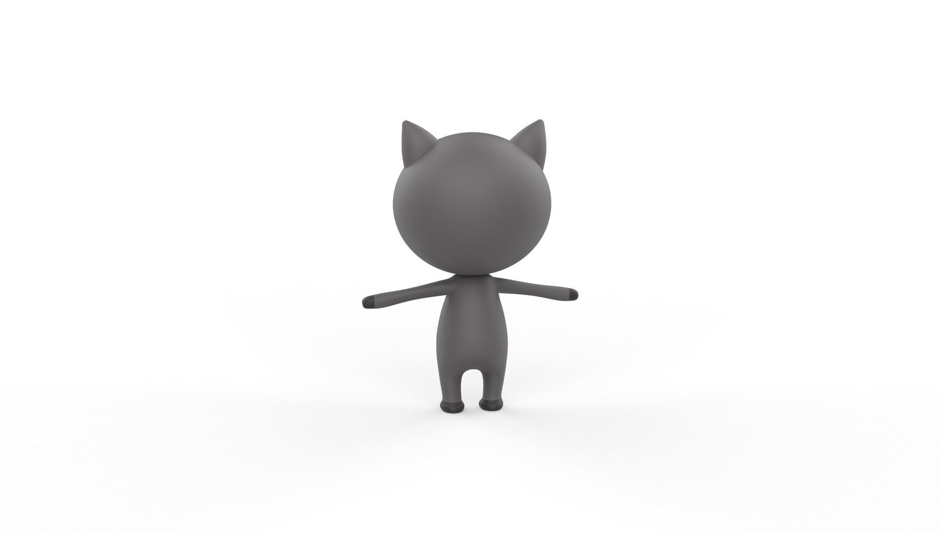 Stylized Ratel Animated v001  Low-poly 3D model_10