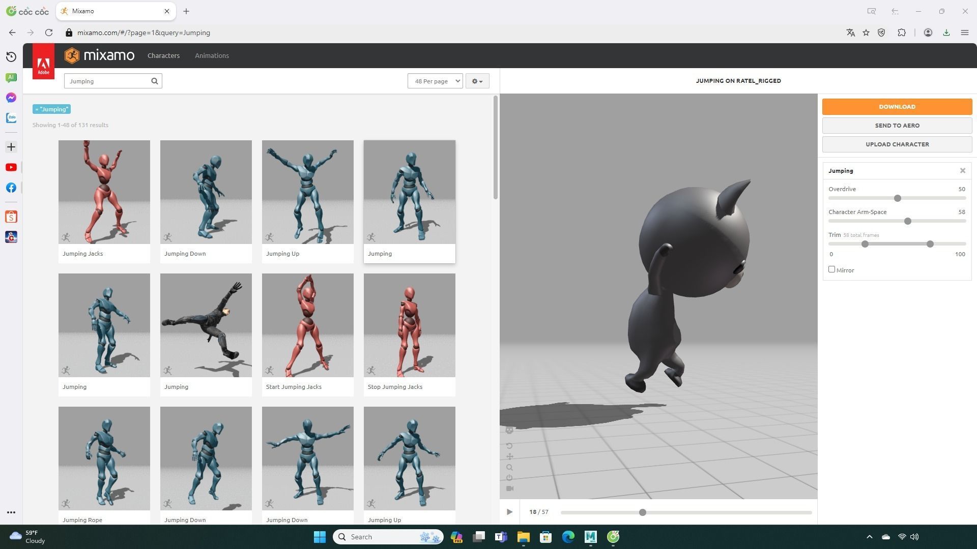 Stylized Ratel Animated v001  Low-poly 3D model_2