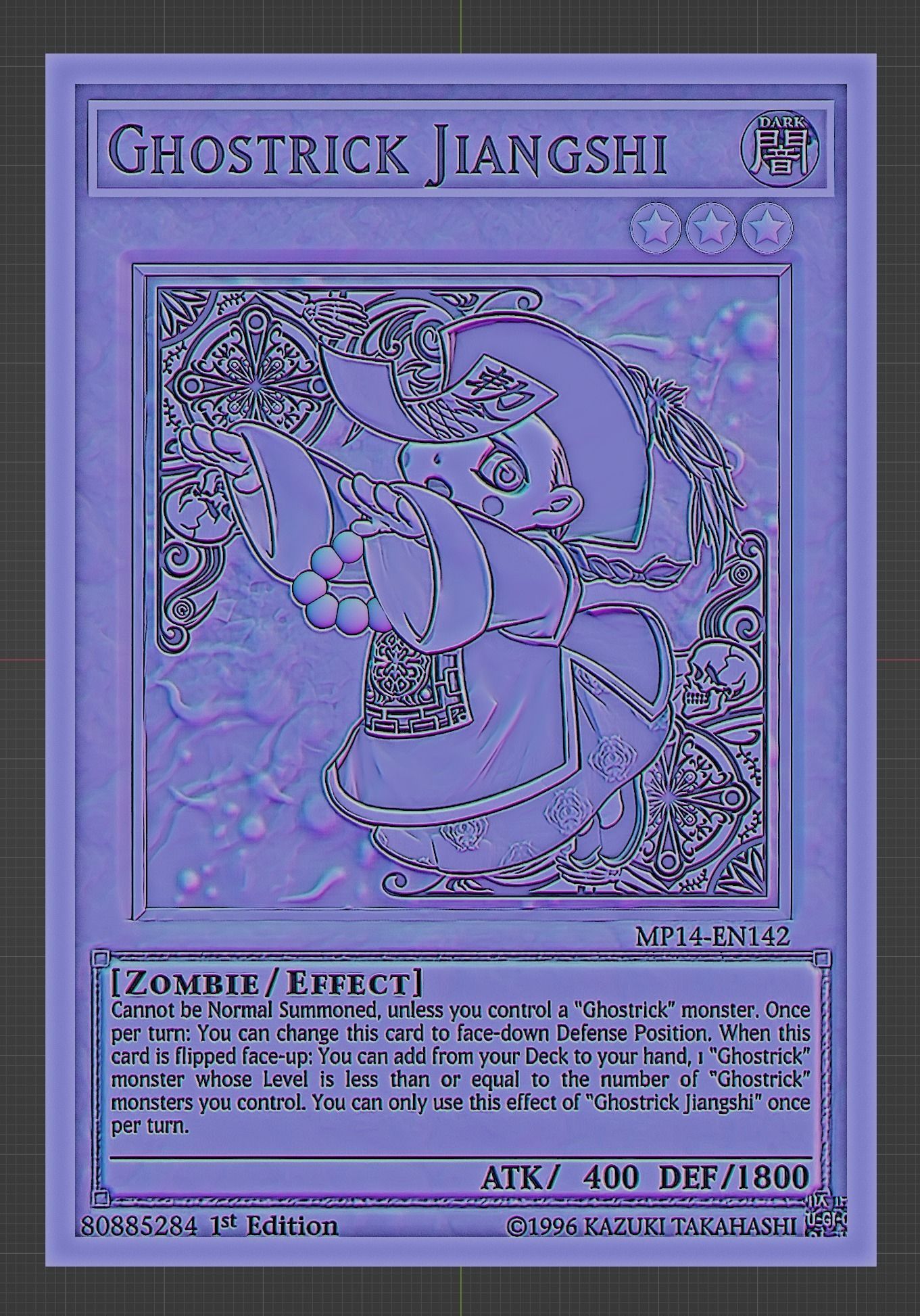 Yu-Gi-Oh! Ghostrick Jiangshi Card (SHSP-EN020) - Common, Unlimited Edition From Shadow Specters Set