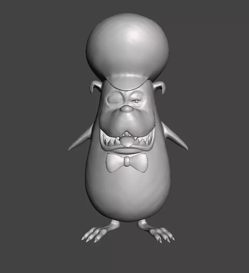 Inuppe Zombie Penguin 3D Model 3D print model