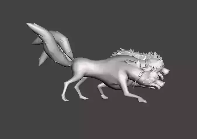 Cerberus Thriller Bark 3D Model 3D print model