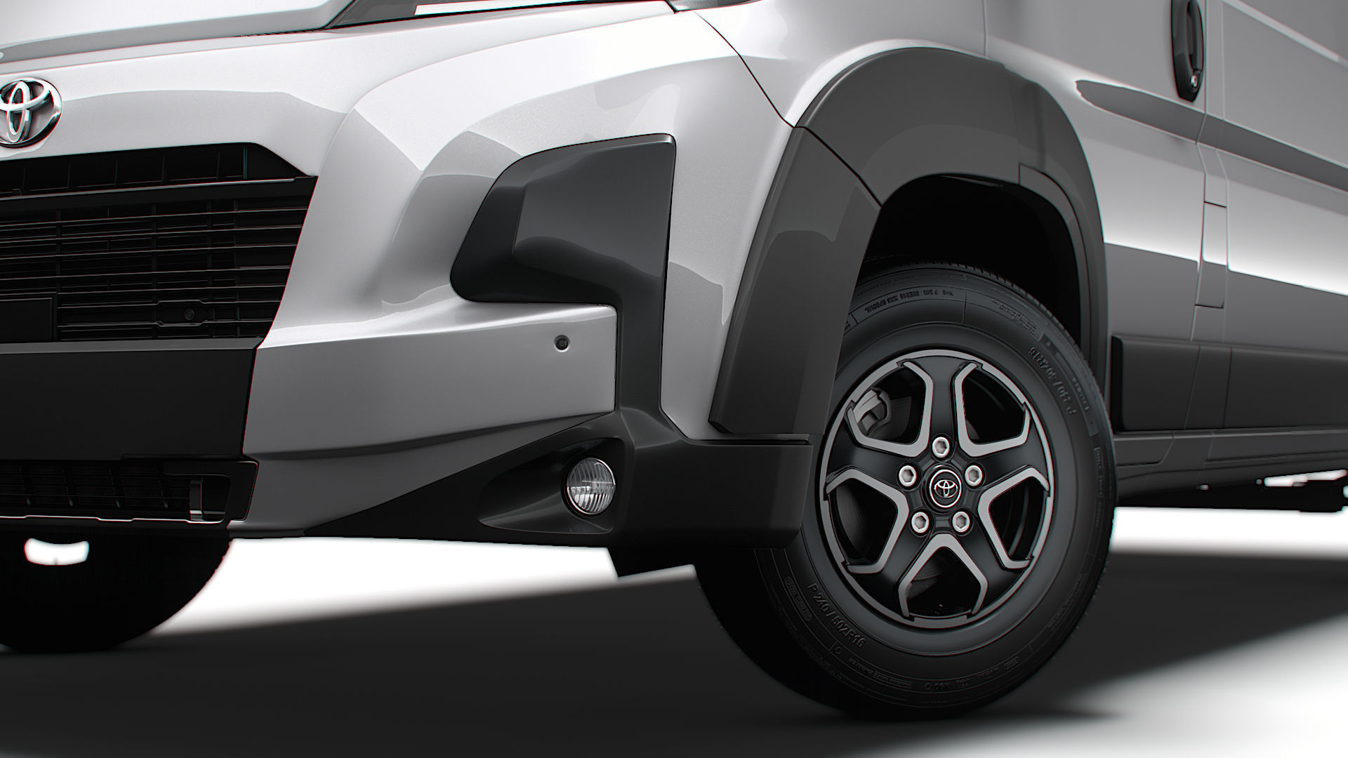 Toyota ProAce Max Electric Van L2H1 2024 3D model_3