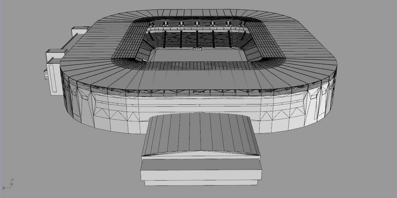 Stadium MK MK Dons Low-poly 3D model_17
