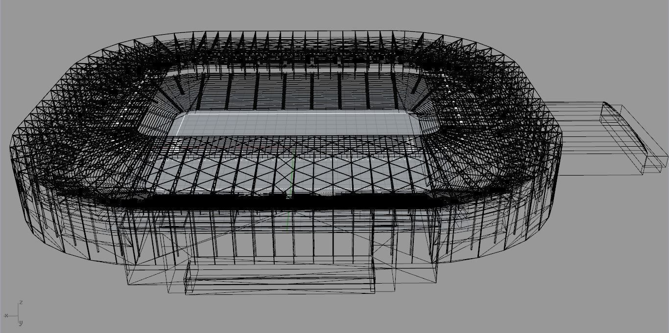 Stadium MK MK Dons Low-poly 3D model_12