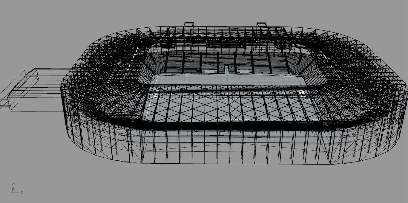 Stadium MK MK Dons Low-poly 3D model_14