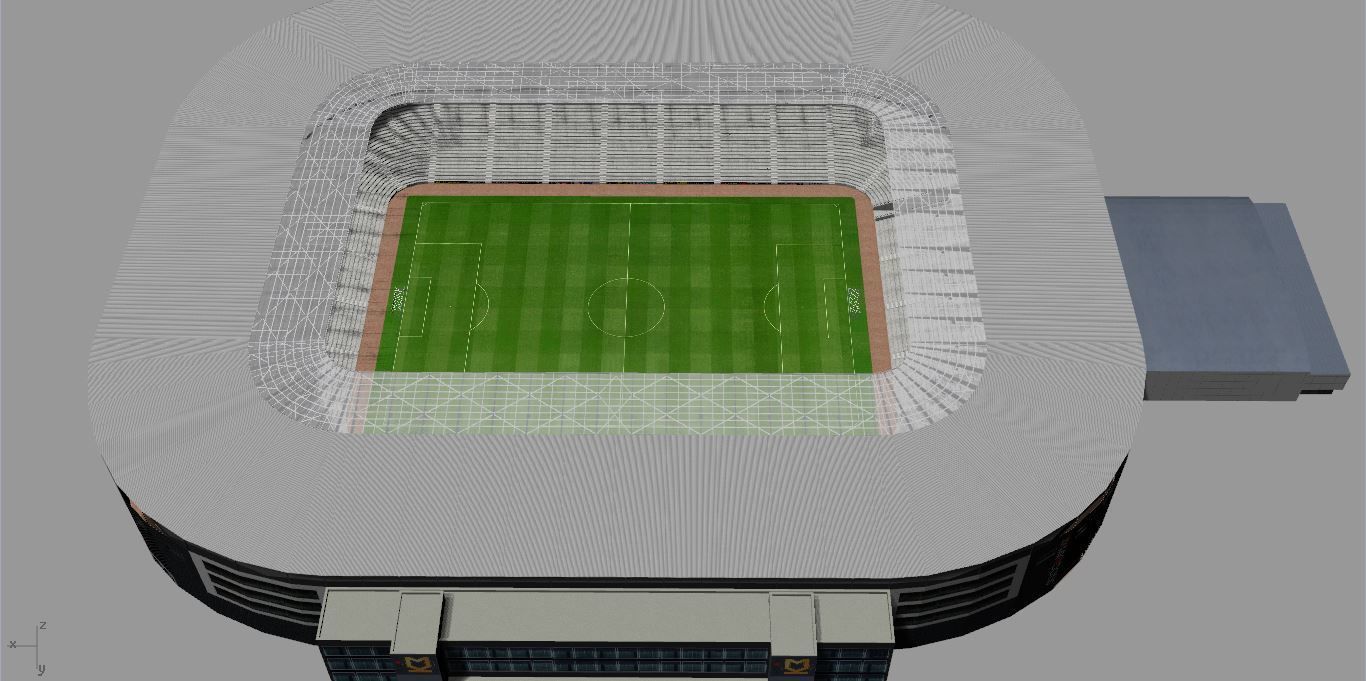 Stadium MK MK Dons Low-poly 3D model_11