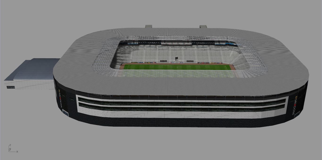 Stadium MK MK Dons Low-poly 3D model_2