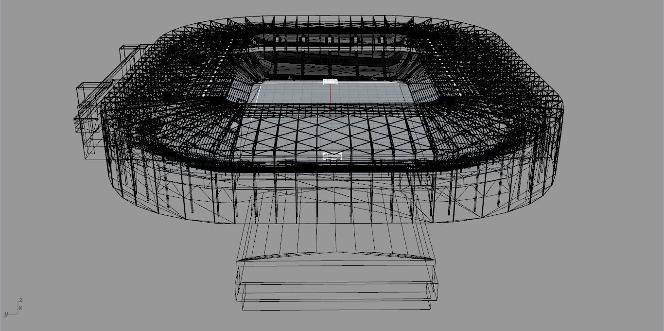 Stadium MK MK Dons Low-poly 3D model_13