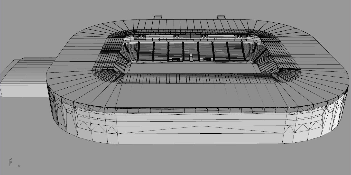 Stadium MK MK Dons Low-poly 3D model_18