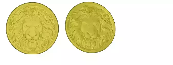 lion 3d modelling 