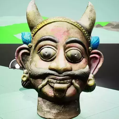 Old Drishti Bomma 3D Model - Old Nazar Battu