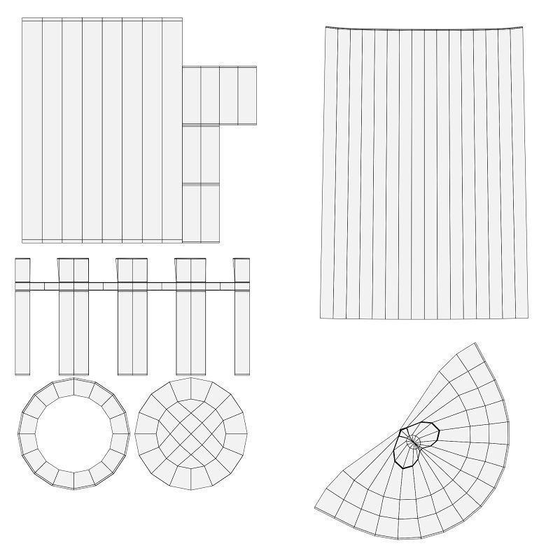 Screwdrivers 01 Low-poly 3D model_16
