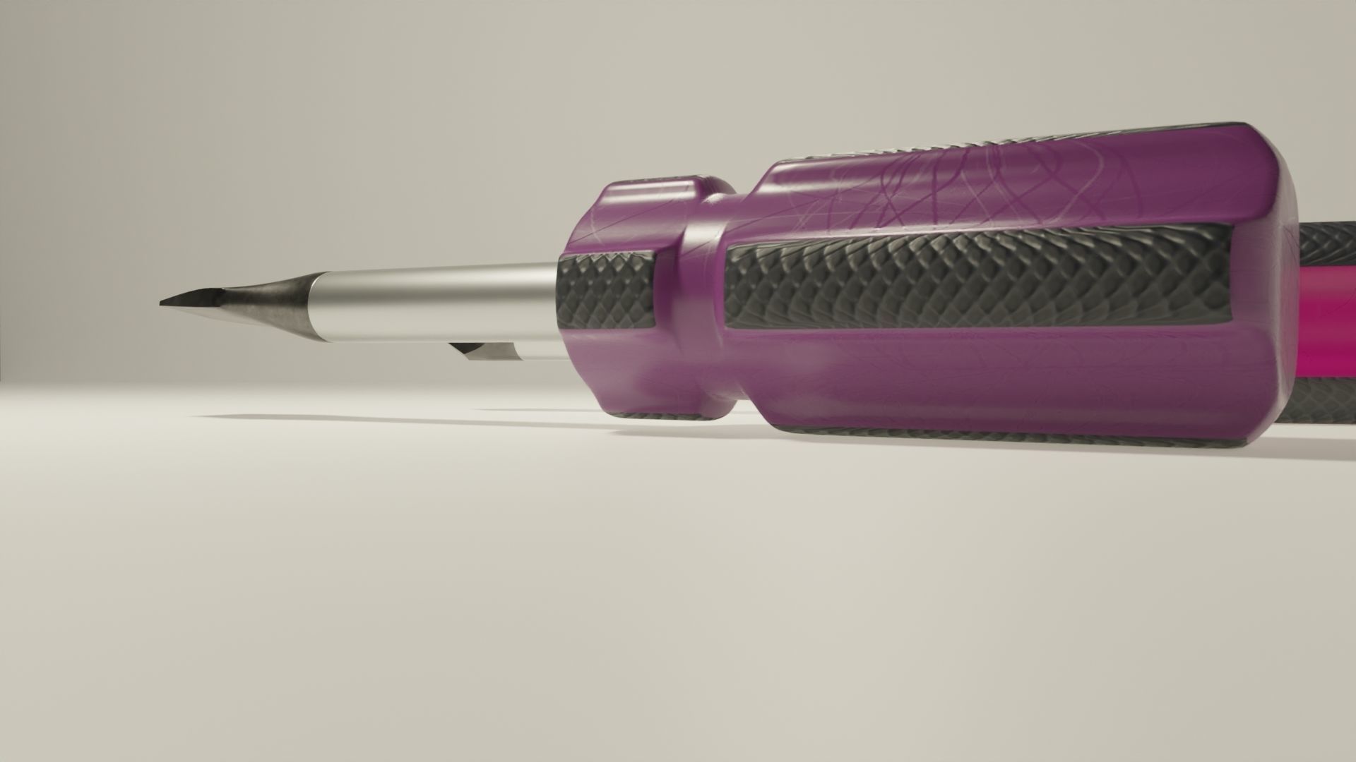 Screwdrivers 01 Low-poly 3D model_8