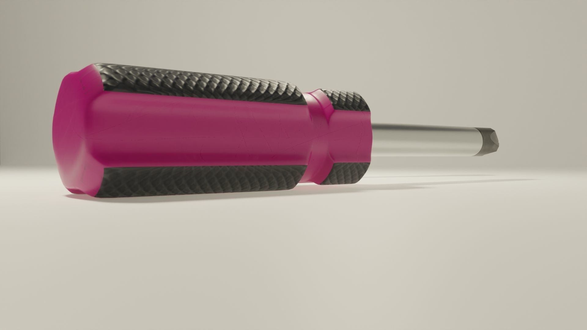 Screwdrivers 01 Low-poly 3D model_5