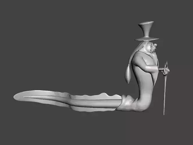 Minister of the left One piece 3D Model 3D print model