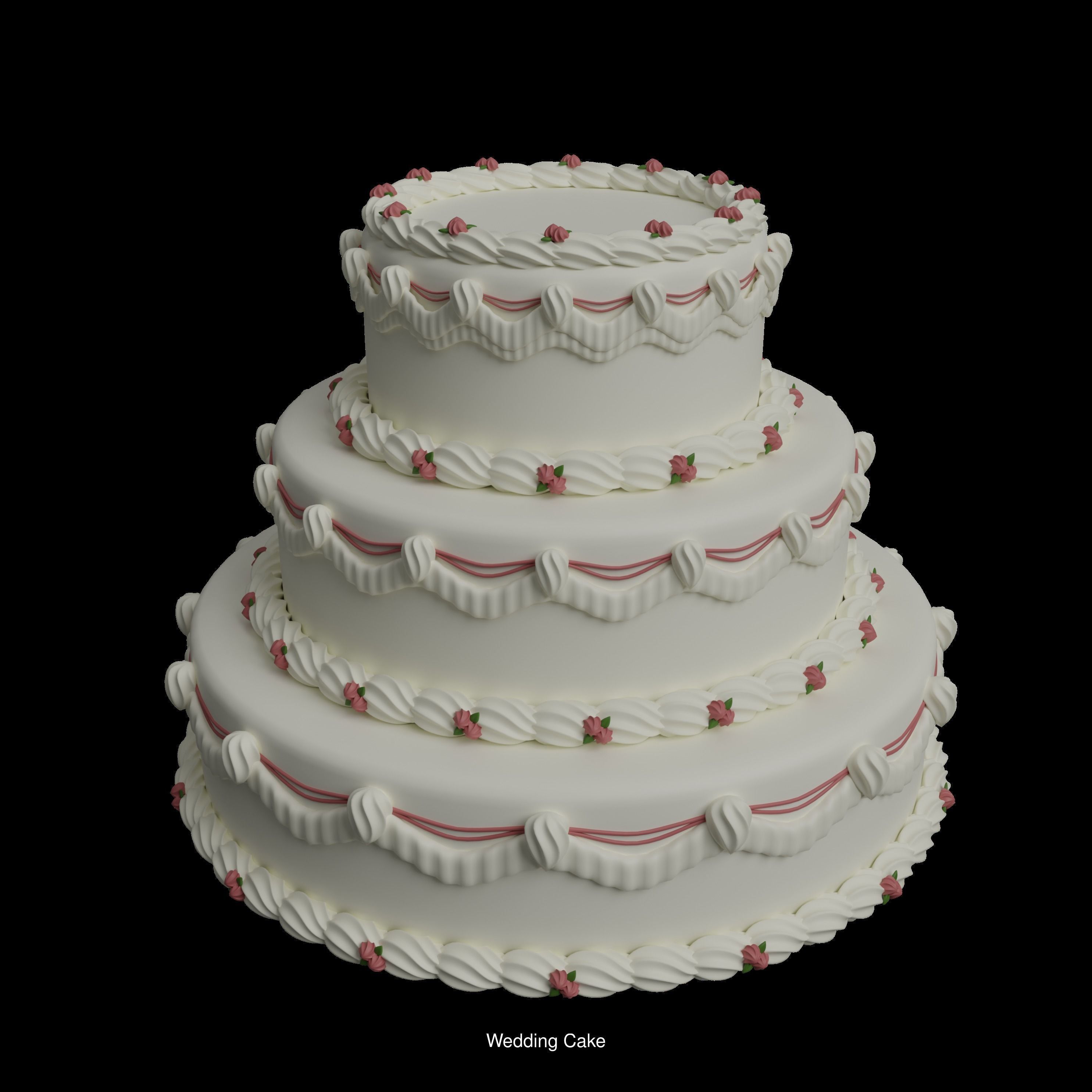Decorated Cakes 3D Model Collection_3