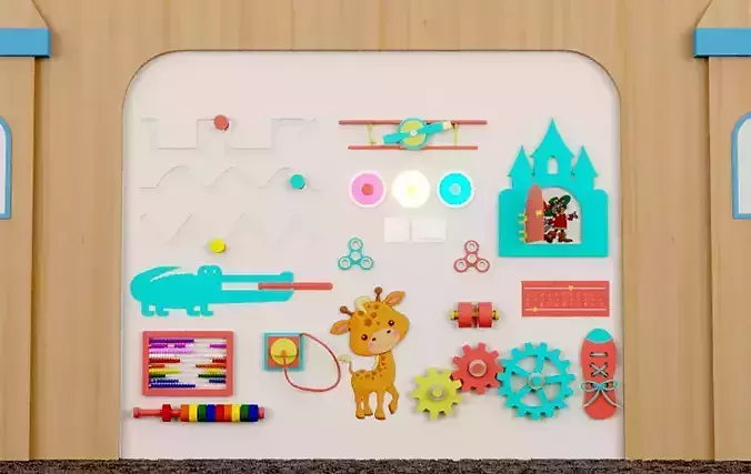 Game Play Bord 3D model