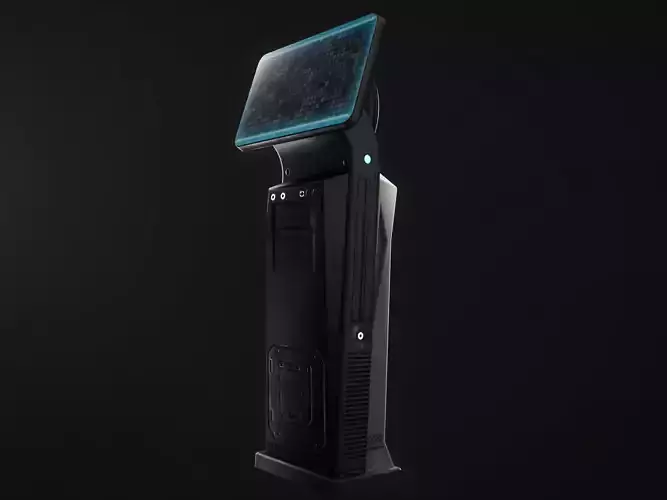 Sci-fi information panel