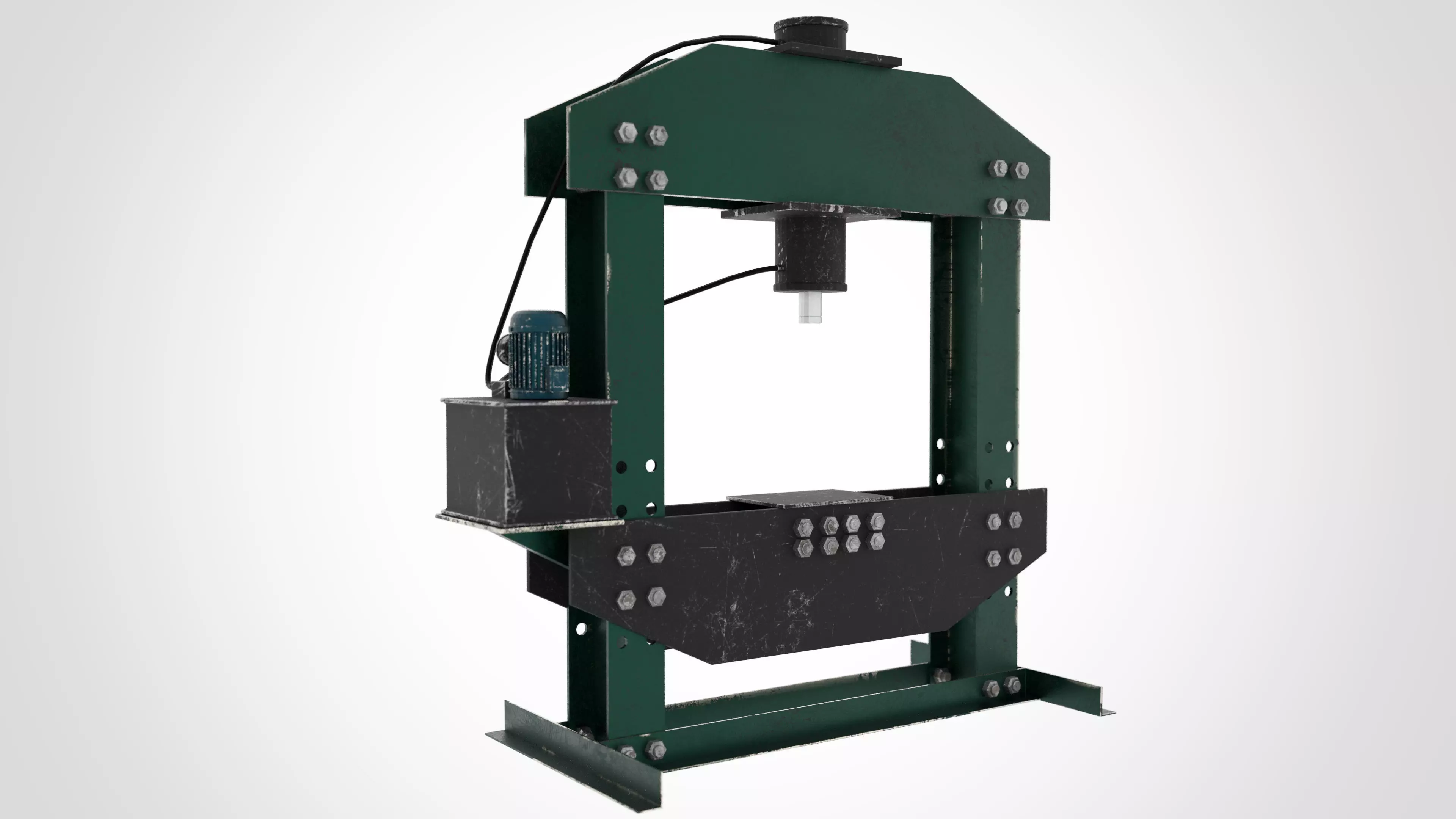 hydraulic press 3D model