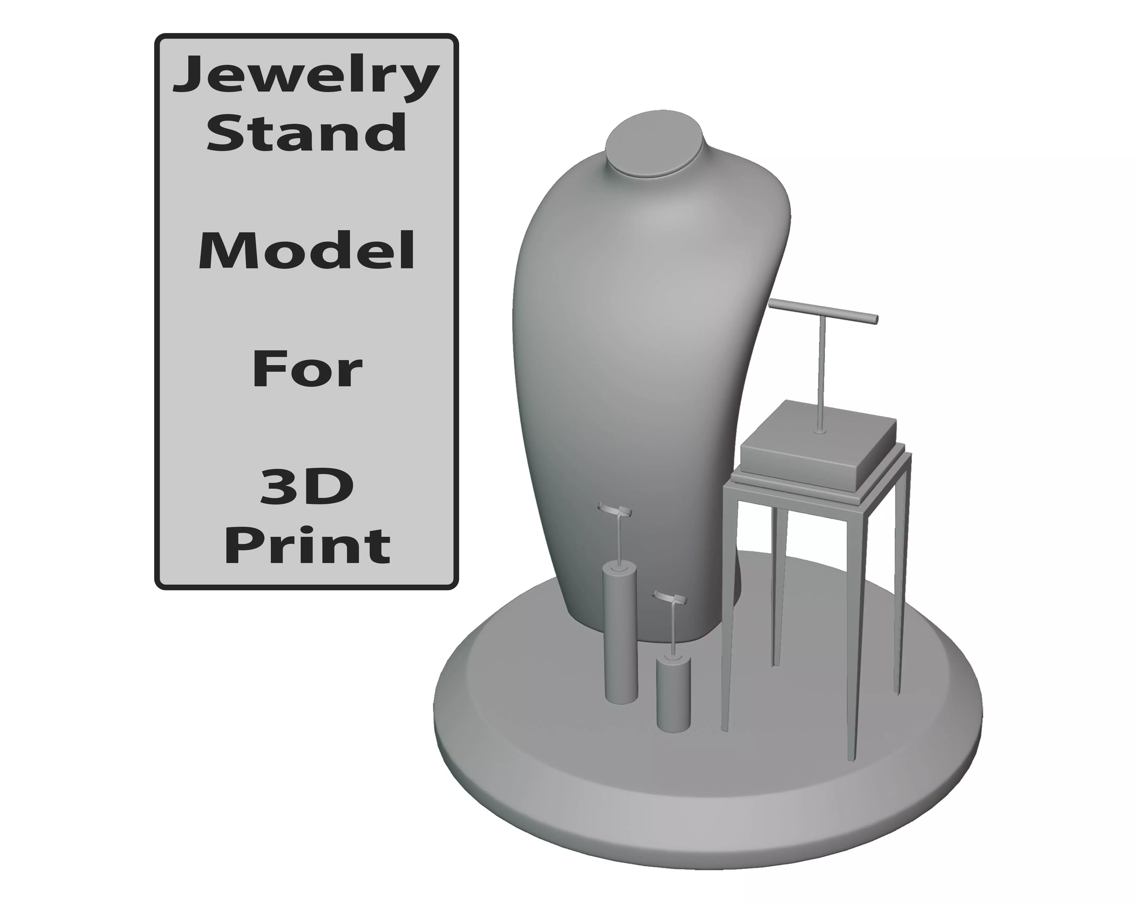 Jewelry Stand Vol 5 3D print model 3D print model_0