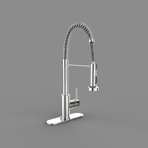 water tap Low-poly 3D model