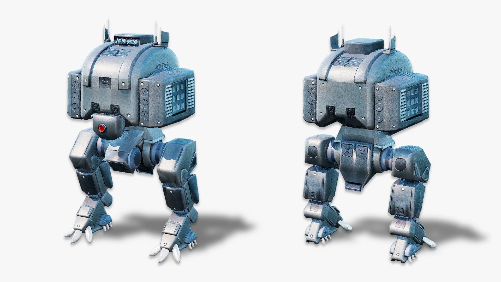Legio - Heavy Battle Mech Low-poly 3D model_2