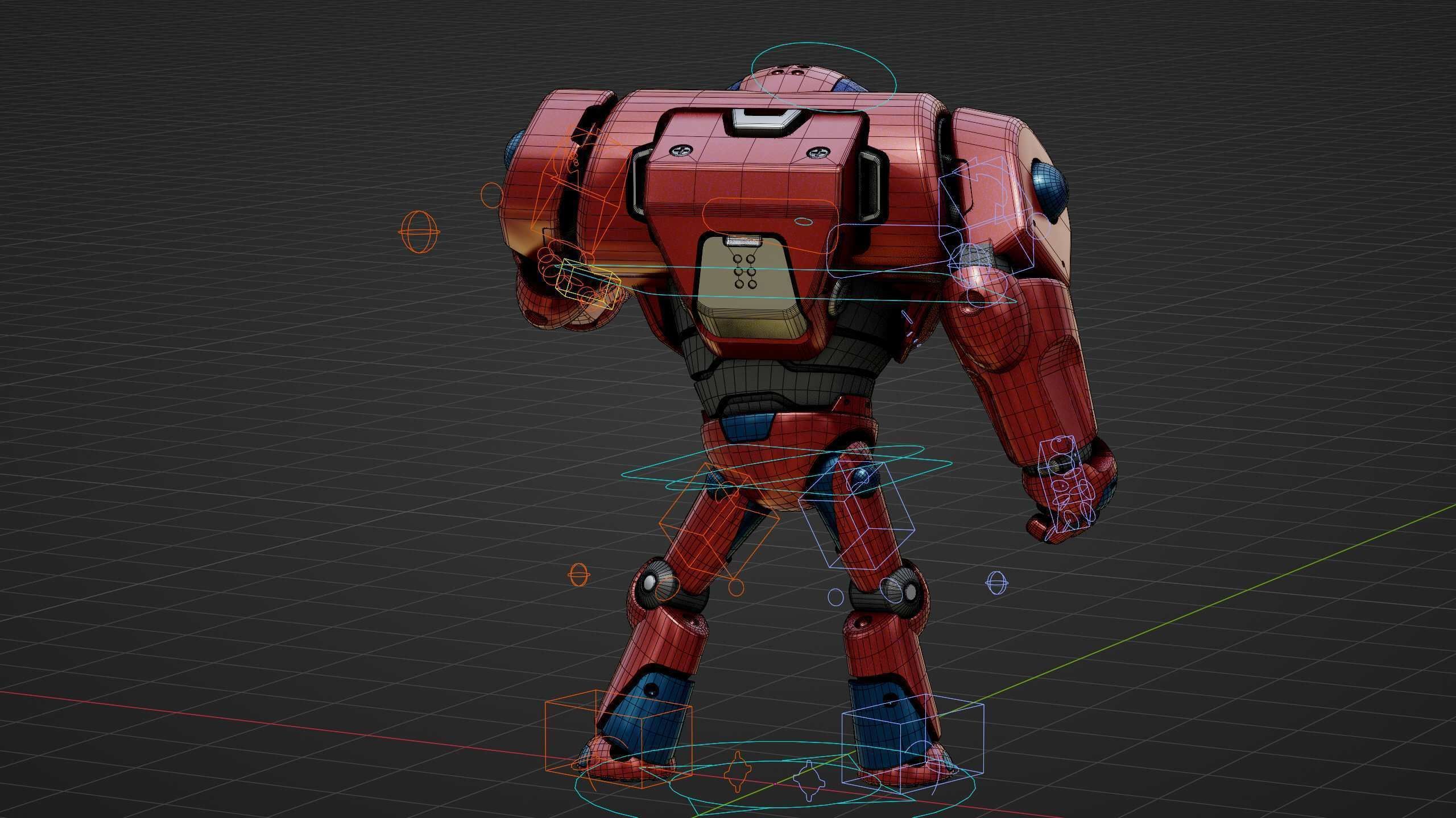BATTLE DROID MOLLY  Rigged for Unreal Engine - Unity - MIXAMO 3D model_38