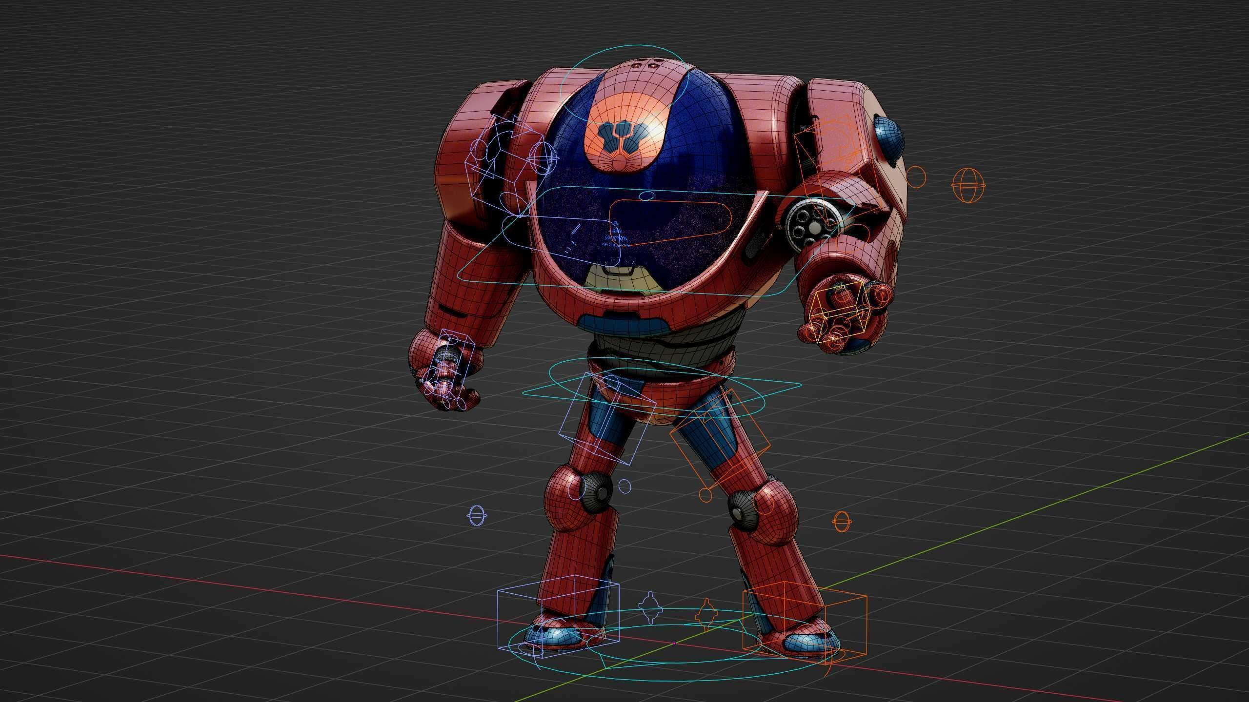 BATTLE DROID MOLLY  Rigged for Unreal Engine - Unity - MIXAMO 3D model_37