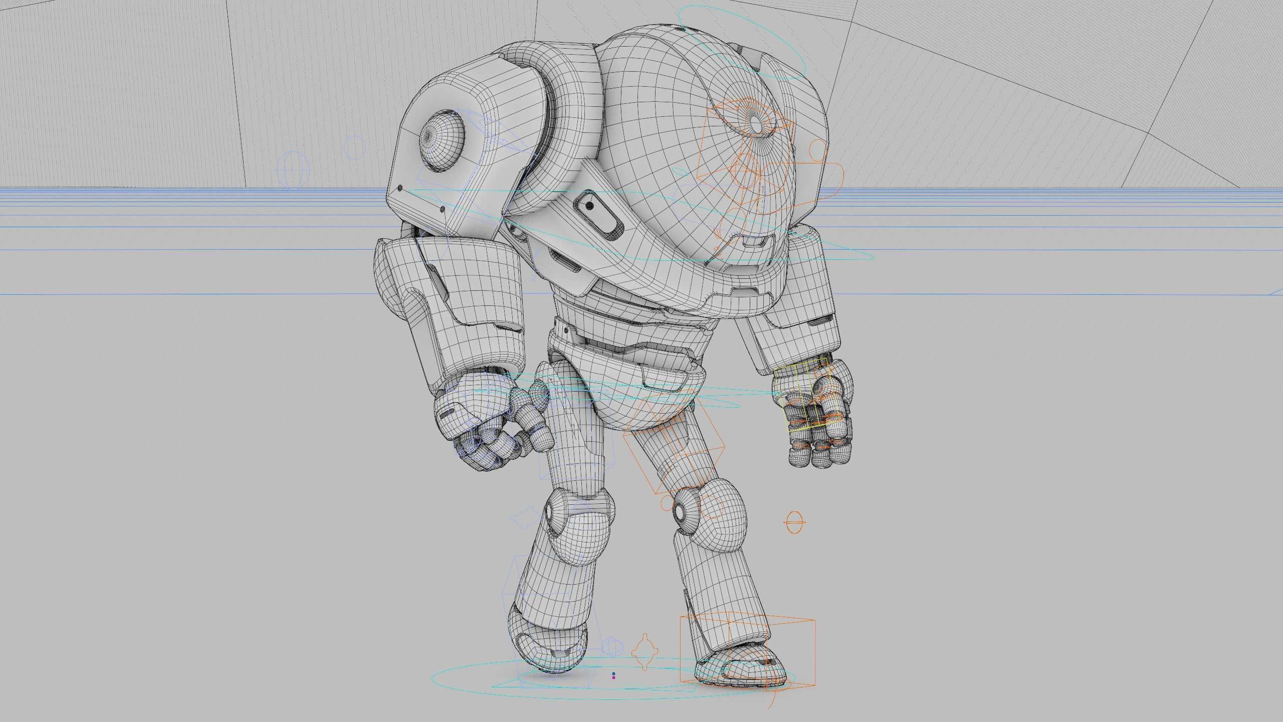 BATTLE DROID MOLLY  Rigged for Unreal Engine - Unity - MIXAMO 3D model_42