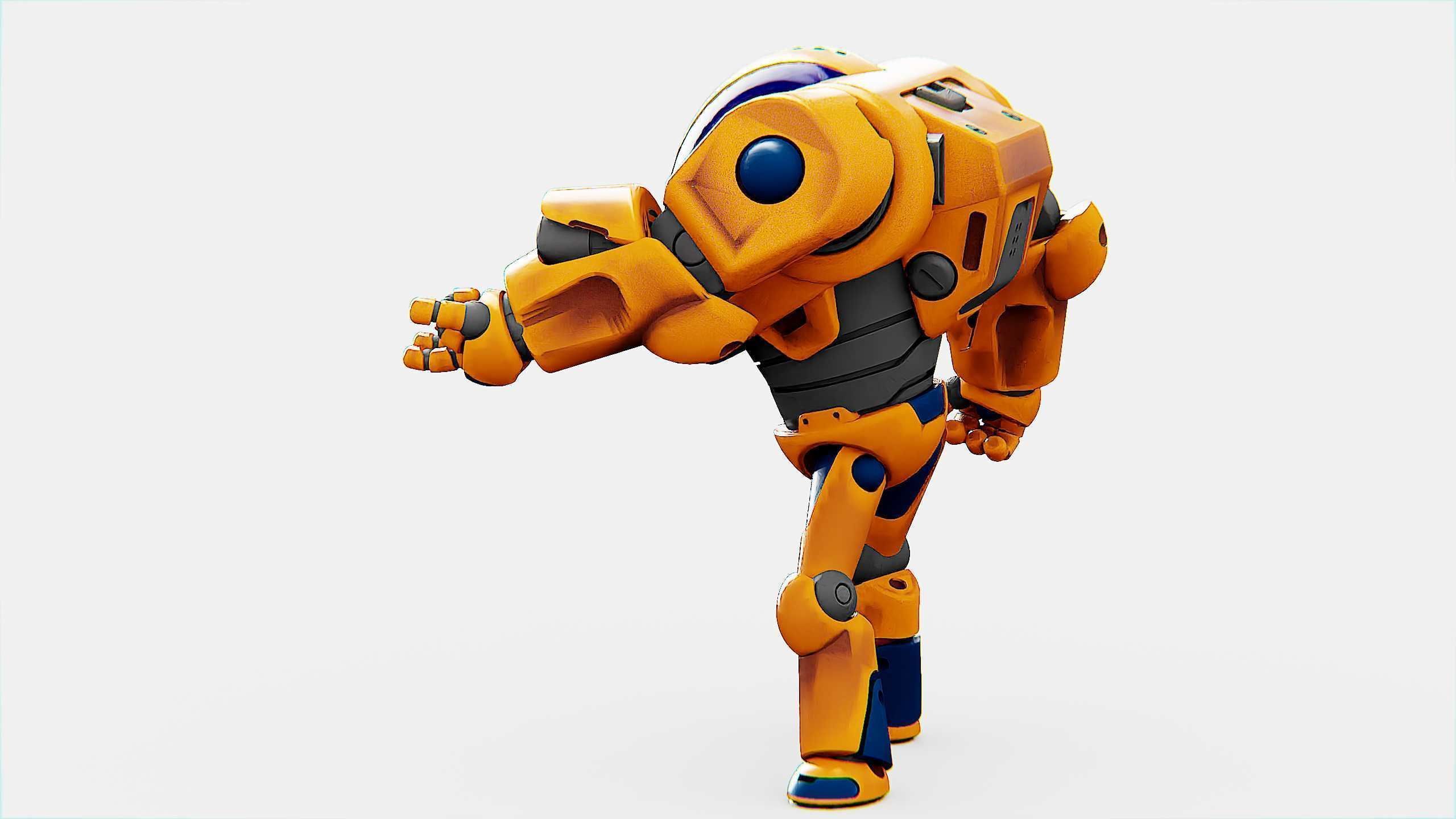 BATTLE DROID MOLLY  Rigged for Unreal Engine - Unity - MIXAMO 3D model_7