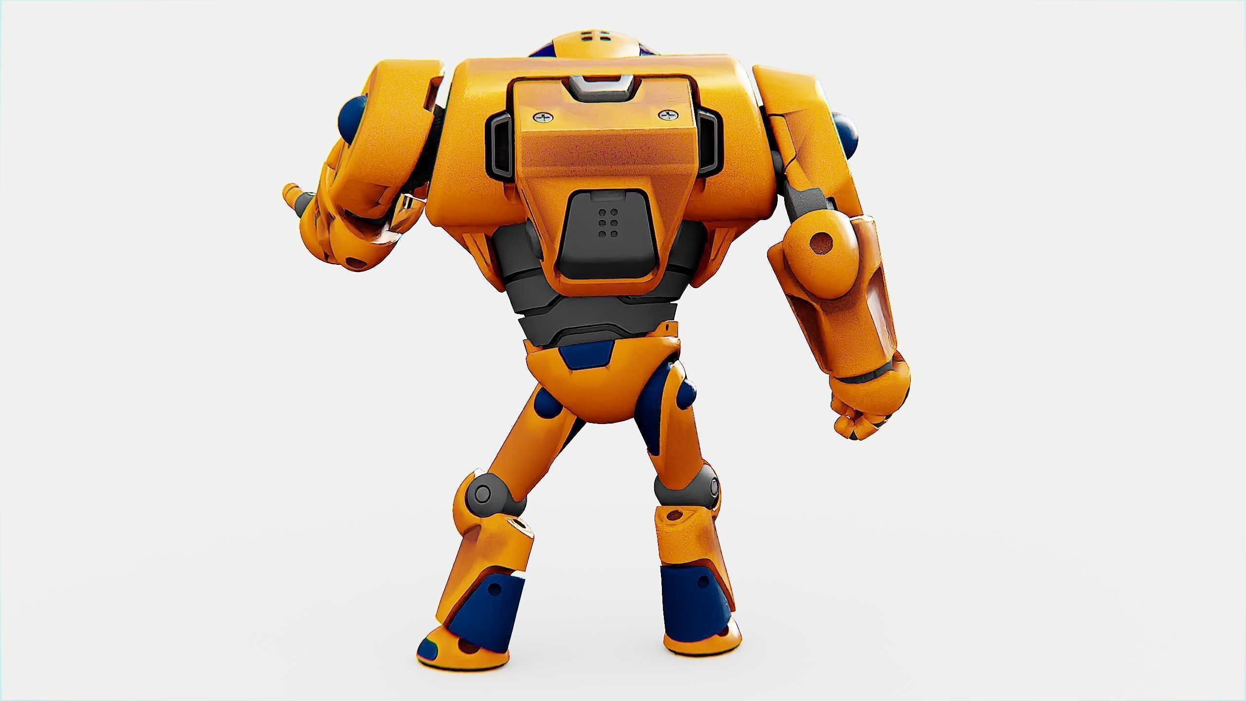 BATTLE DROID MOLLY  Rigged for Unreal Engine - Unity - MIXAMO 3D model_11