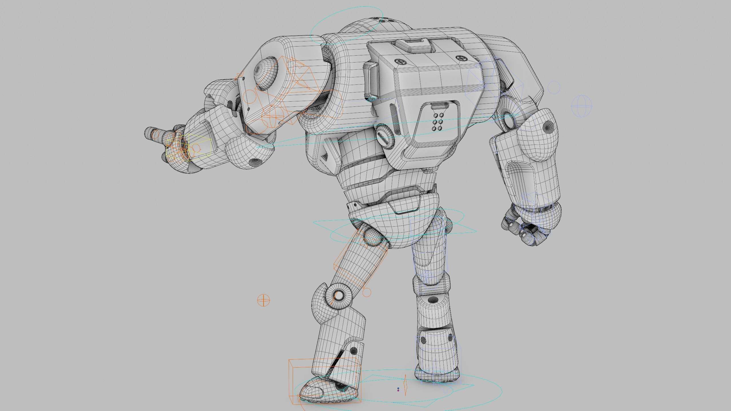 BATTLE DROID MOLLY  Rigged for Unreal Engine - Unity - MIXAMO 3D model_41