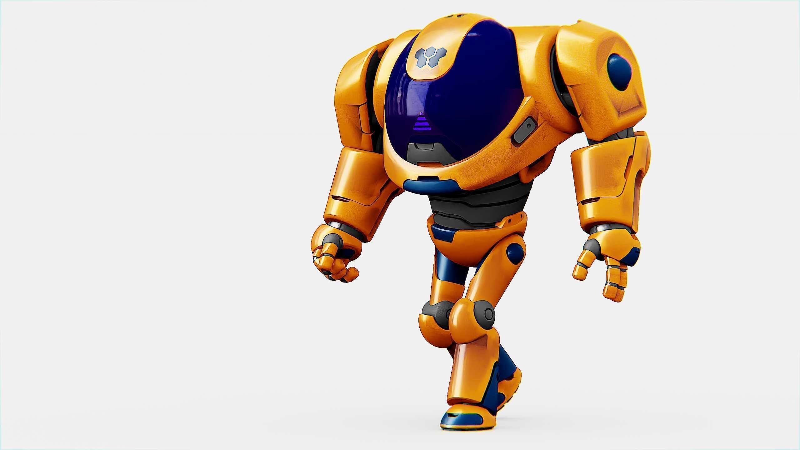 BATTLE DROID MOLLY  Rigged for Unreal Engine - Unity - MIXAMO 3D model_22