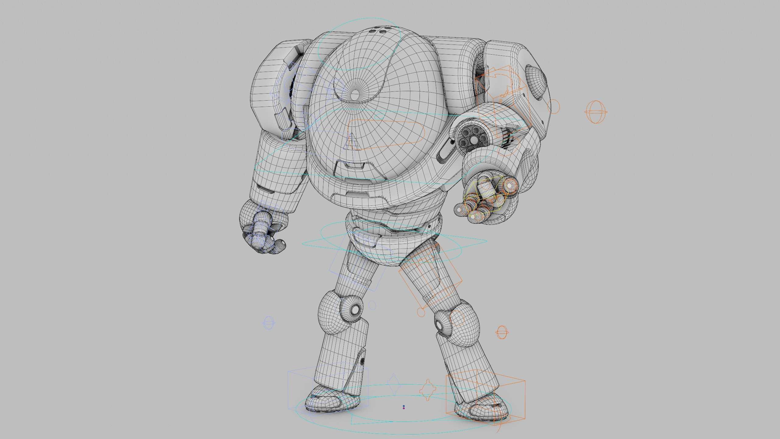 BATTLE DROID MOLLY  Rigged for Unreal Engine - Unity - MIXAMO 3D model_40