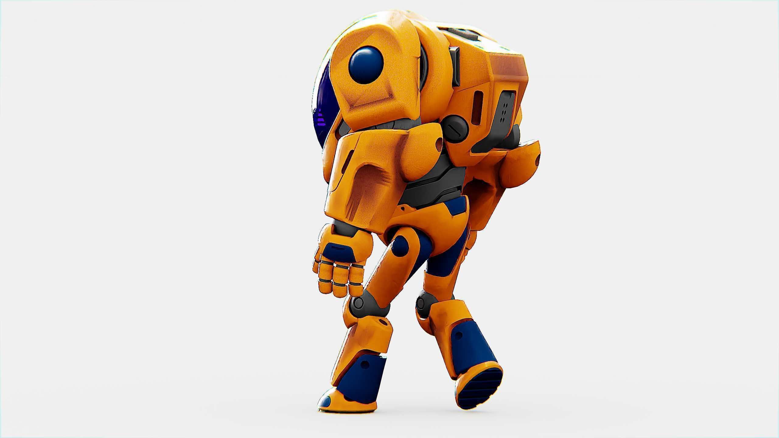 BATTLE DROID MOLLY  Rigged for Unreal Engine - Unity - MIXAMO 3D model_25