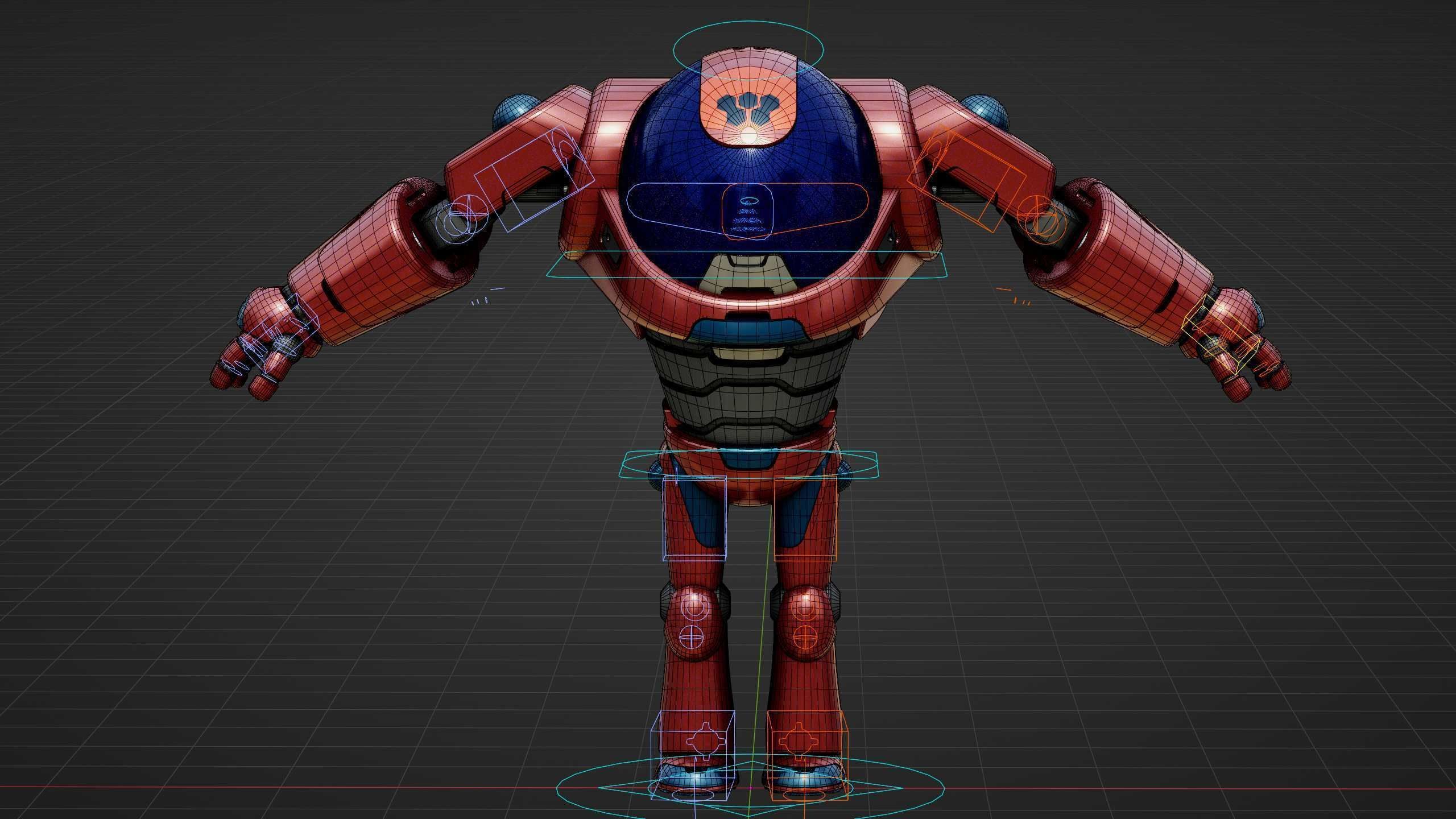 BATTLE DROID MOLLY  Rigged for Unreal Engine - Unity - MIXAMO 3D model_39