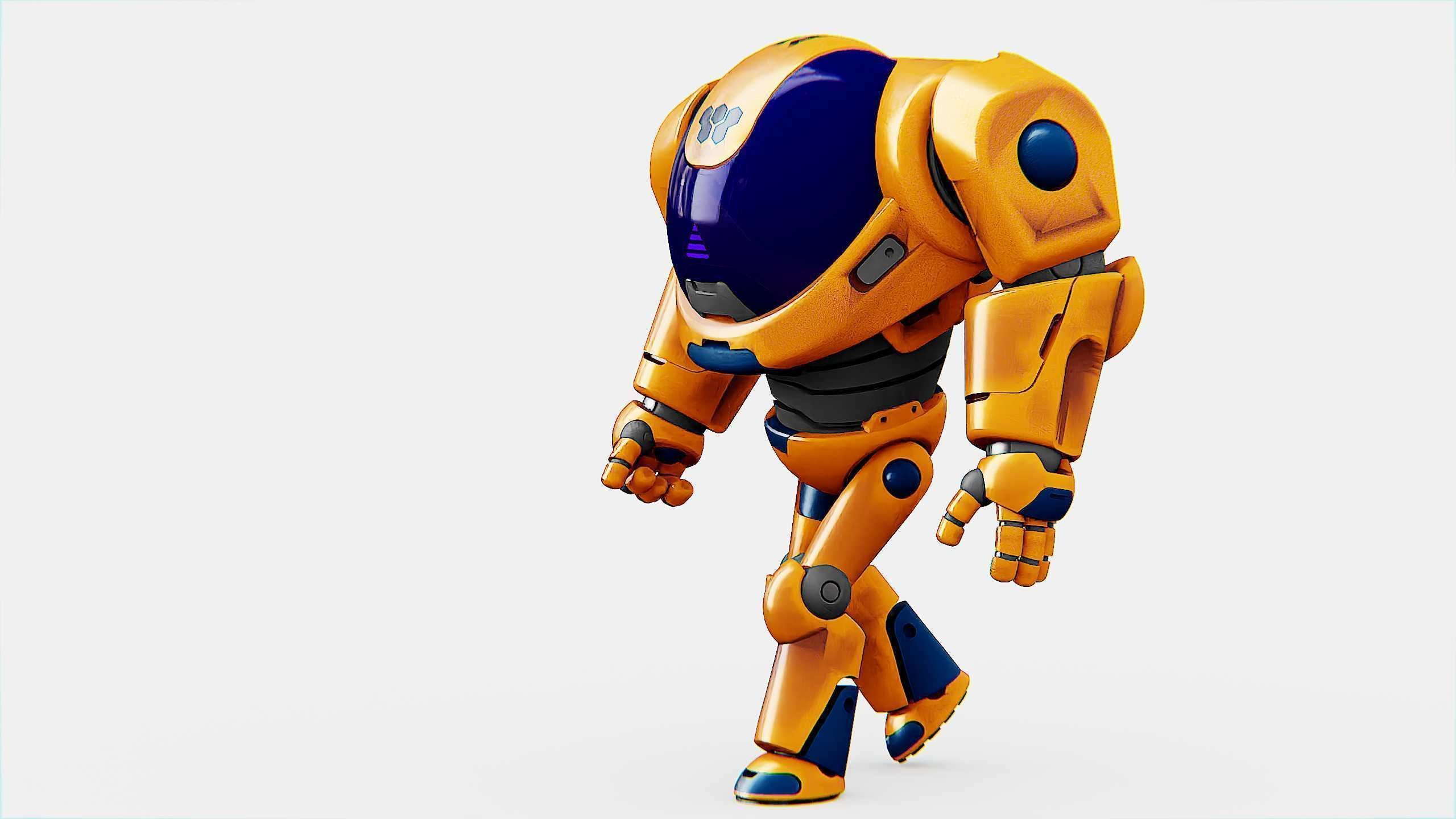 BATTLE DROID MOLLY  Rigged for Unreal Engine - Unity - MIXAMO 3D model_23