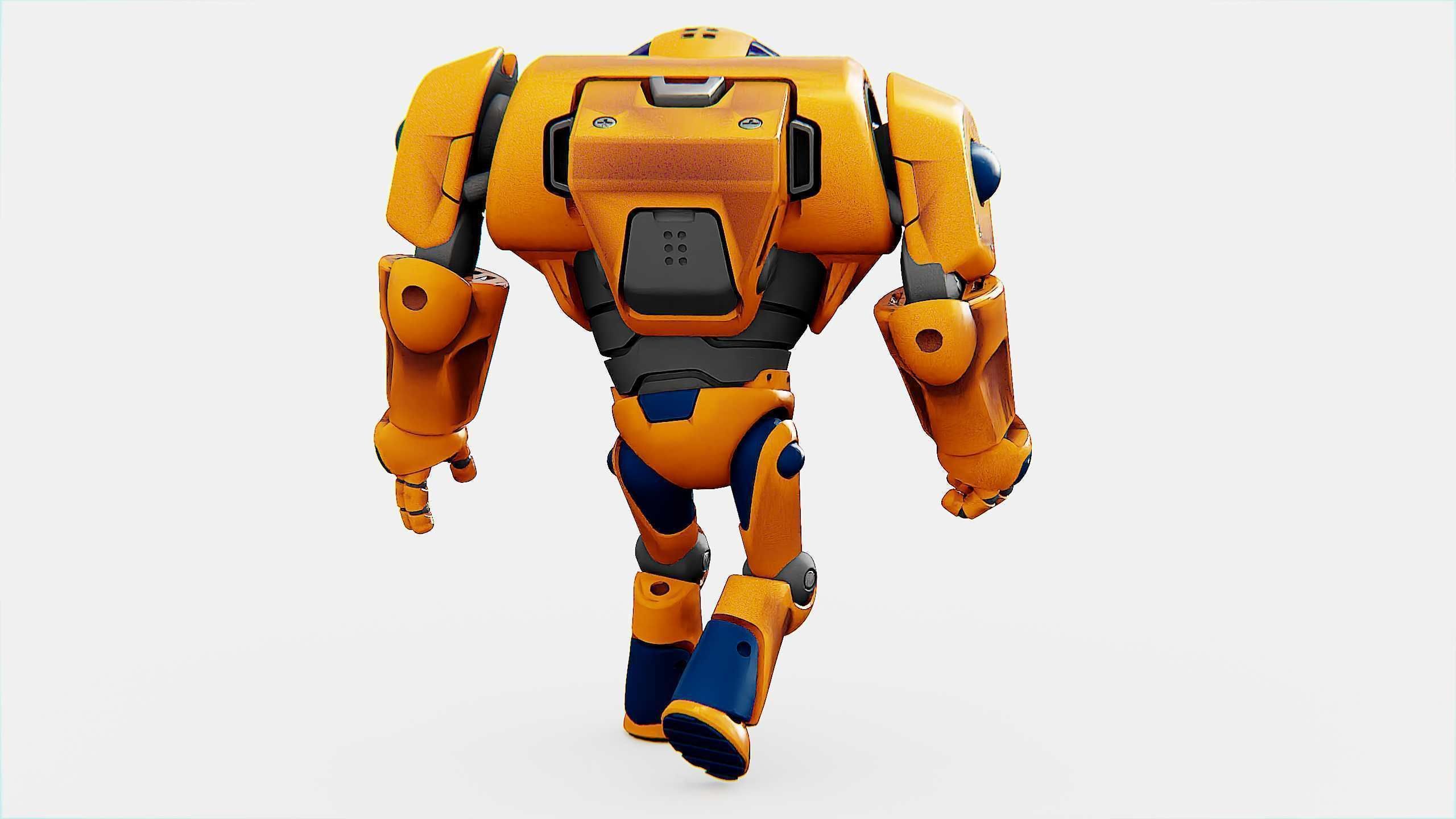 BATTLE DROID MOLLY  Rigged for Unreal Engine - Unity - MIXAMO 3D model_27