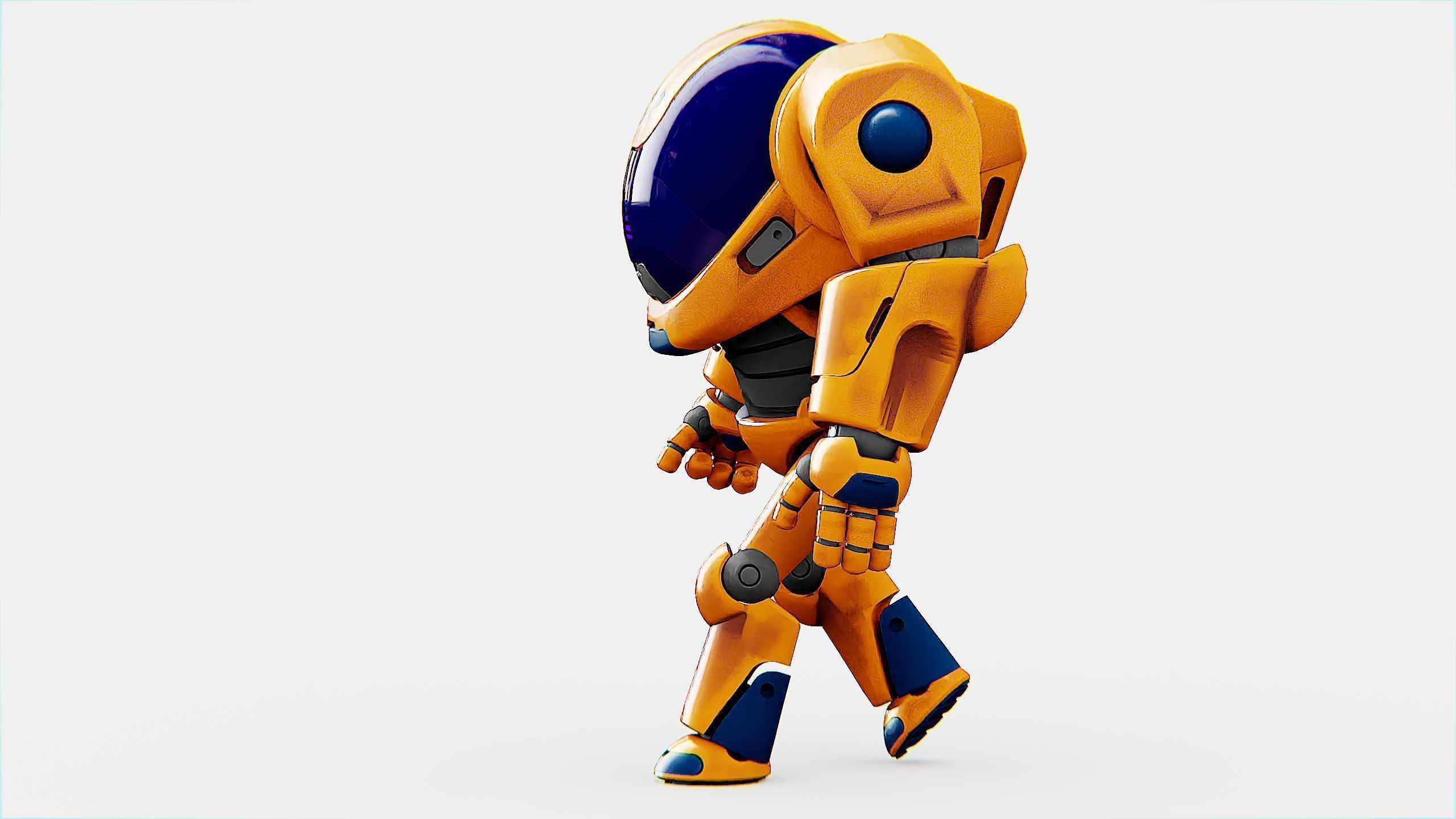 BATTLE DROID MOLLY  Rigged for Unreal Engine - Unity - MIXAMO 3D model_24