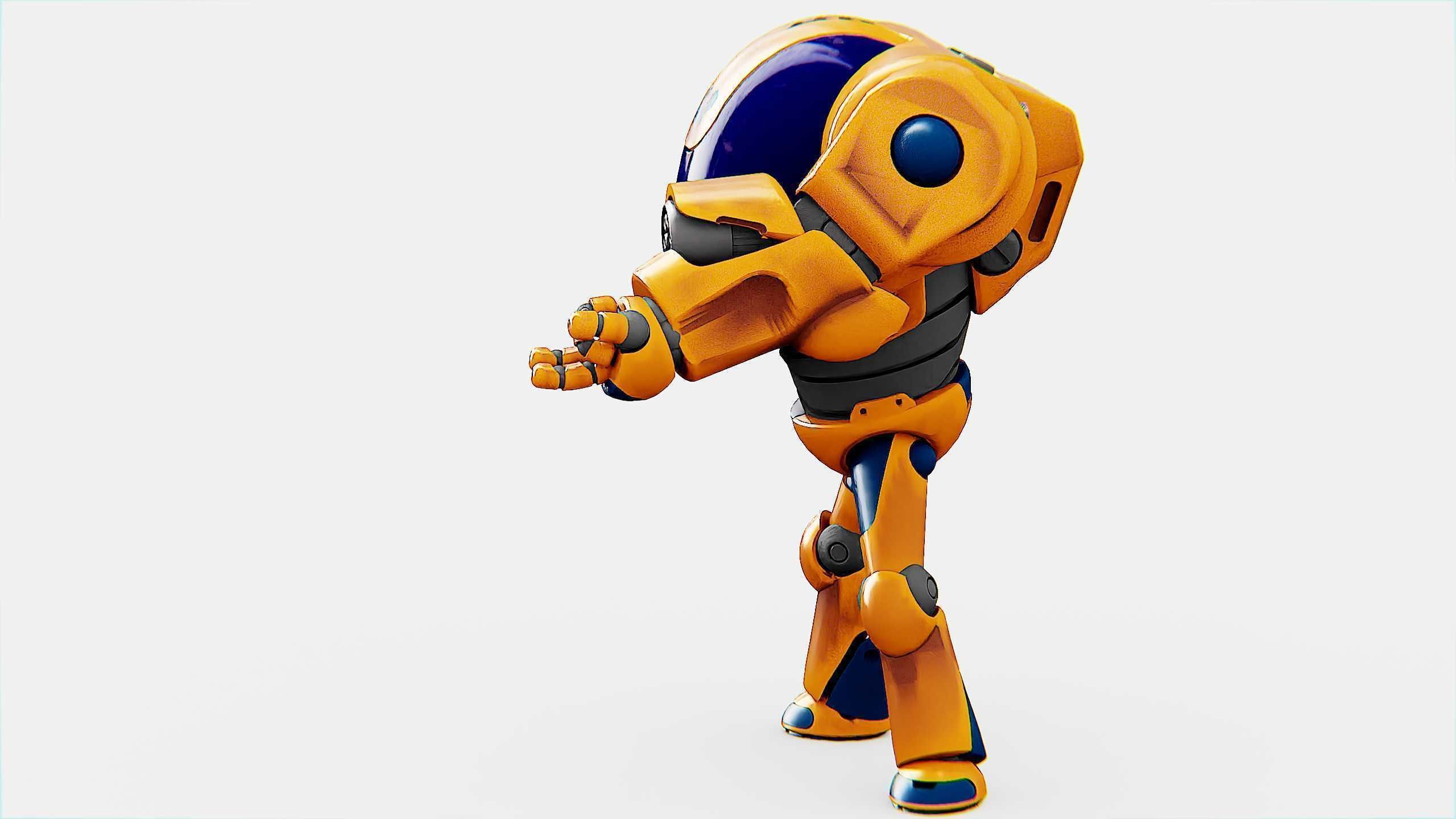 BATTLE DROID MOLLY  Rigged for Unreal Engine - Unity - MIXAMO 3D model_6