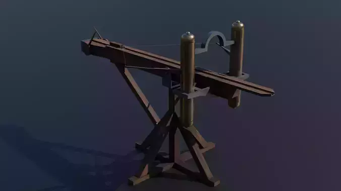 Ancient Roman Scorpio Low-poly 3D model