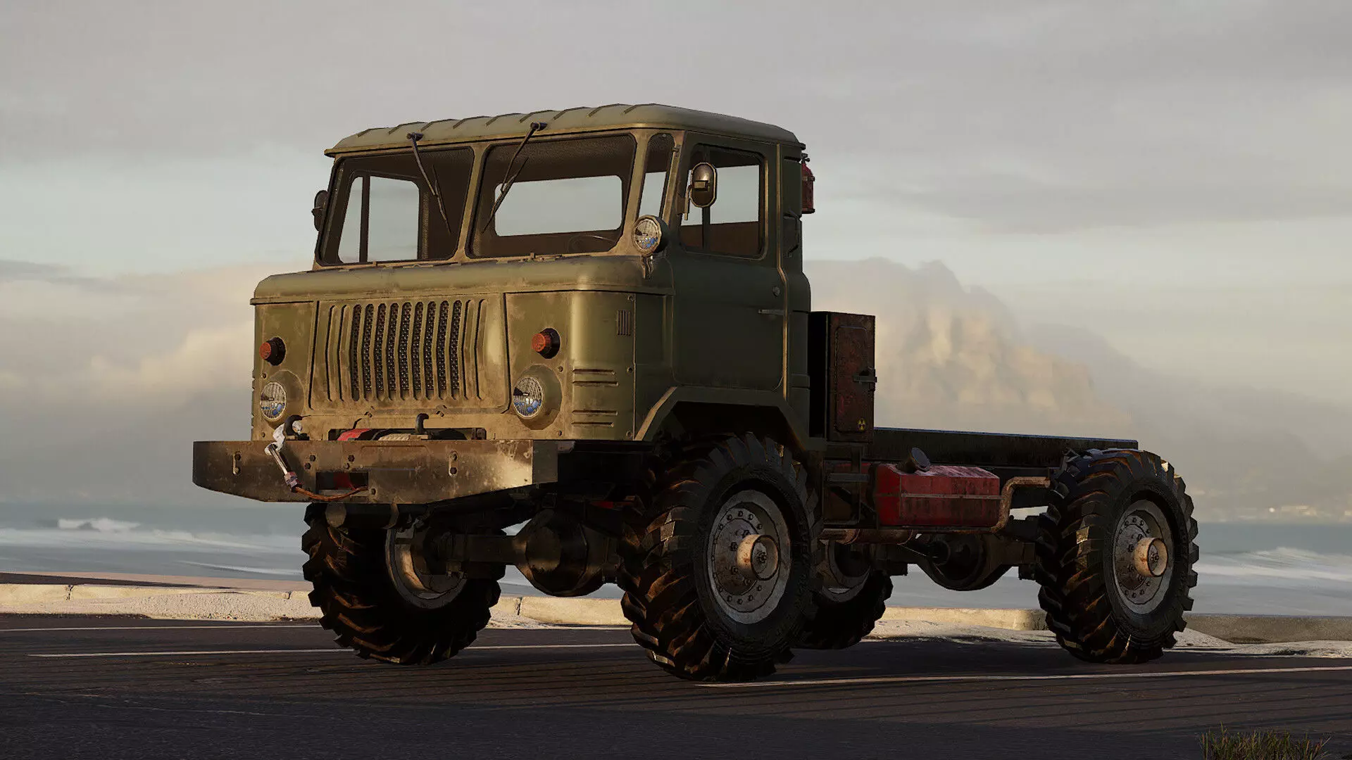 Truck Levo 66 - Unreal Engine Project Low-poly 3D model