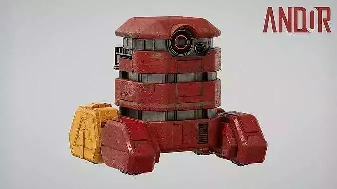 star wars b2em0 andor droid for black series 3D print model