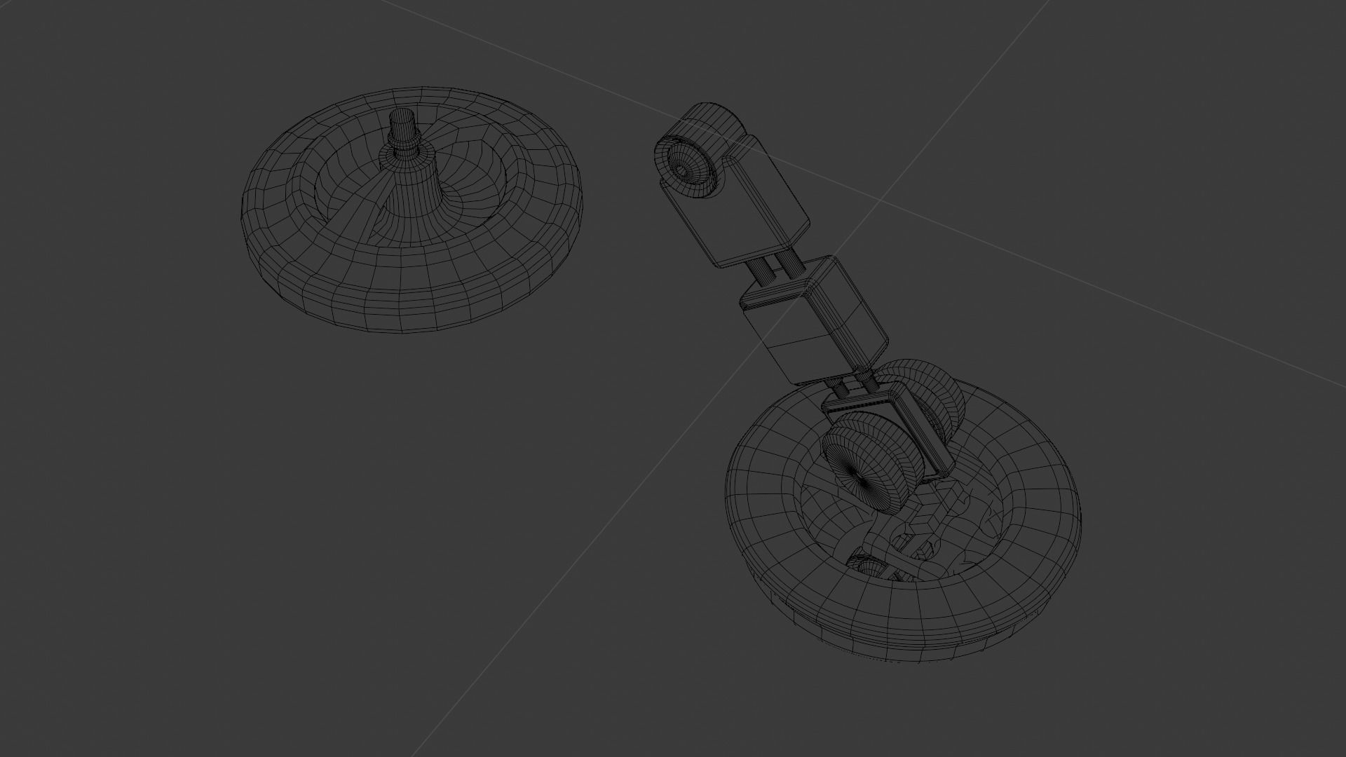 Mechanical pack - 36 Main Parts Low-poly 3D model_26