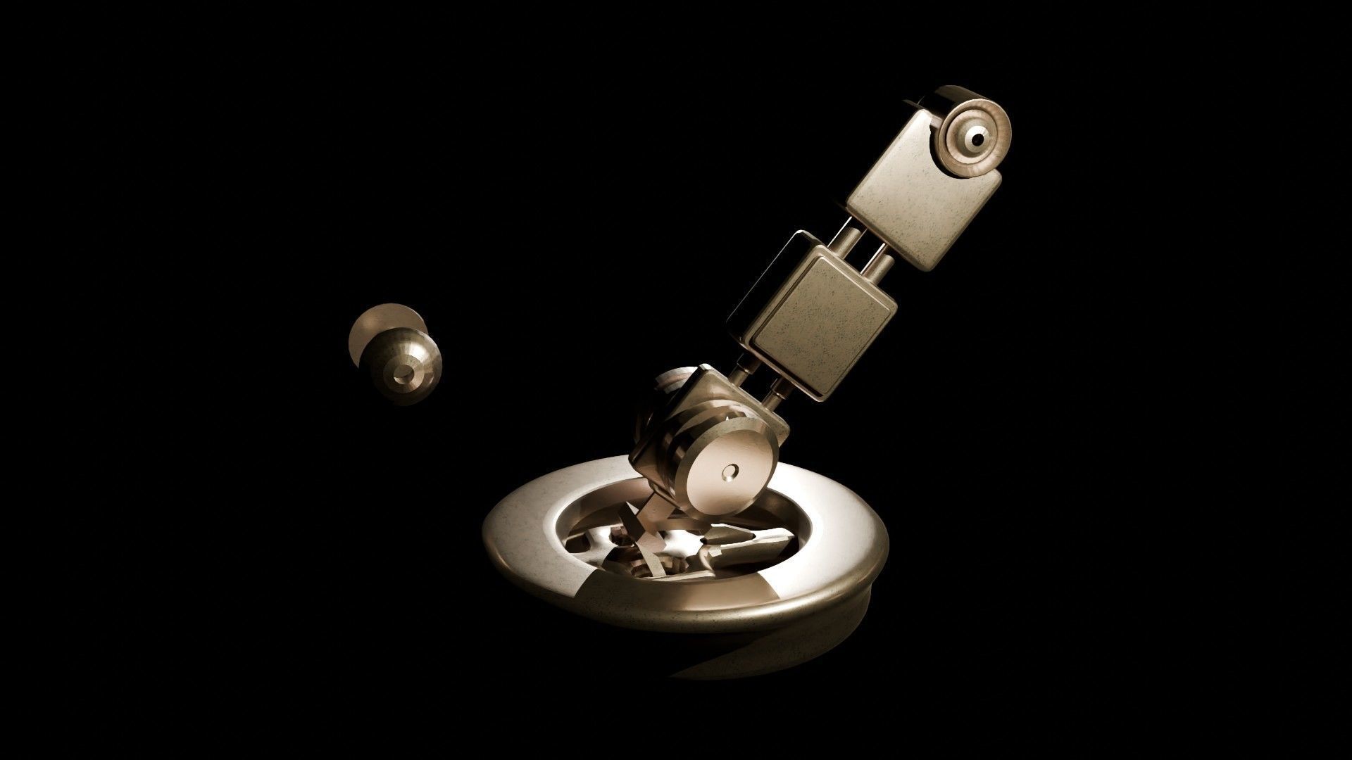 Mechanical pack - 36 Main Parts Low-poly 3D model_7