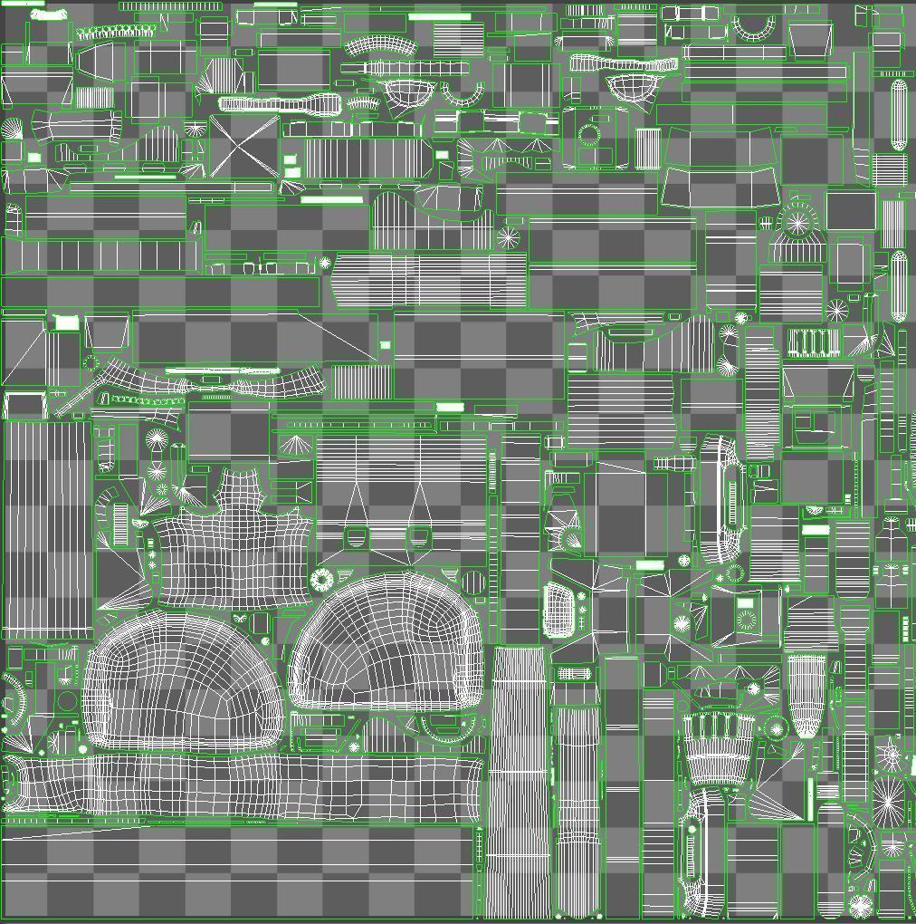 Negev Machine Gun Low-poly 3D model_12