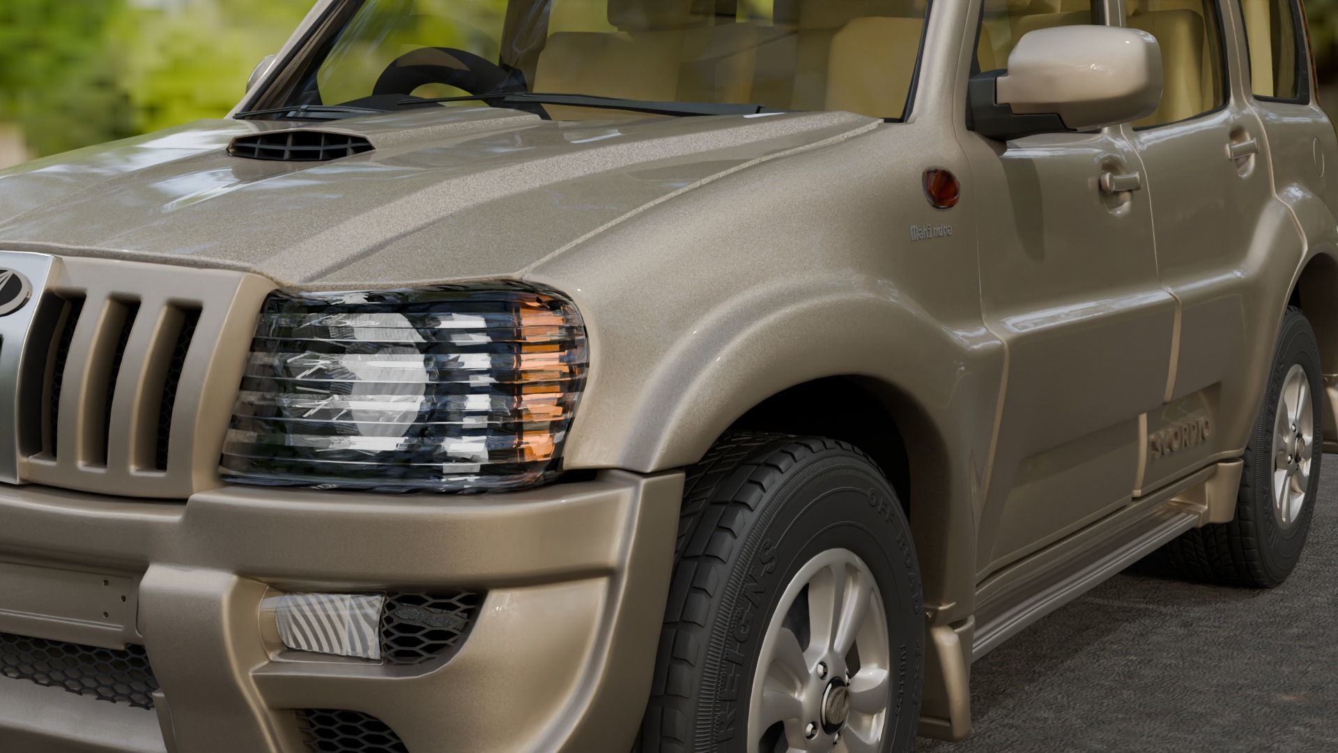 Mahindra Scorpio SUV  3D model_6