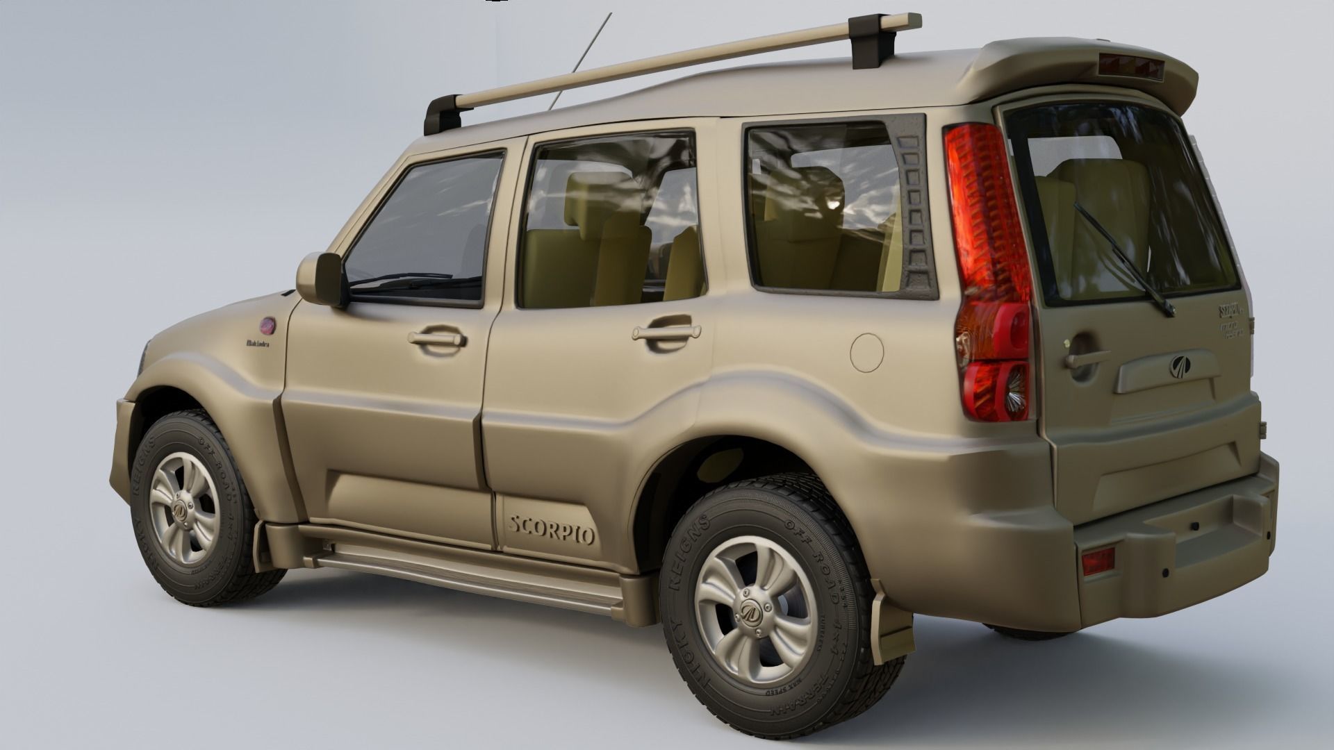 Mahindra Scorpio SUV  3D model_2