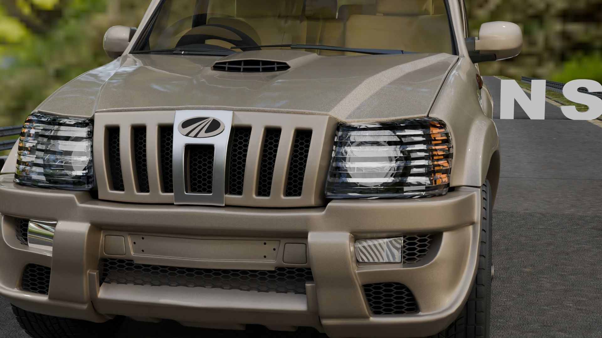 Mahindra Scorpio SUV  3D model_5