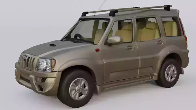 Mahindra Scorpio SUV  3D model